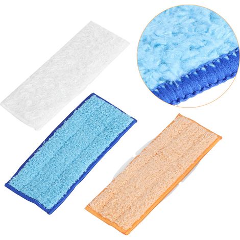 Lingettes Reutilisable,3pcs Mop Remplacement pour IRobot Braava Jet 240 241 245 250 pour Nettoyage des Sols (1/5)