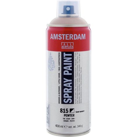 Bombe de peinture Amsterdam 400 ml étain (1/2)