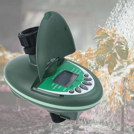 Minuteur d'arrosage automatique électronique pour jardin, contrôleur d'irrigation, jardinage à domicile (1/4)