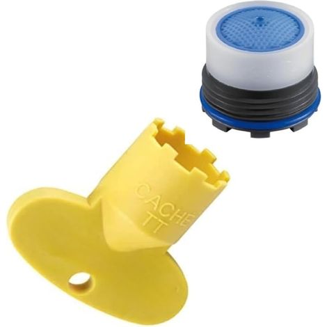 Kit aérateur de rechange, robinets escamotables 16,5 x 1 mm, clé - Mousseur de jet filtre filtre (1/5)