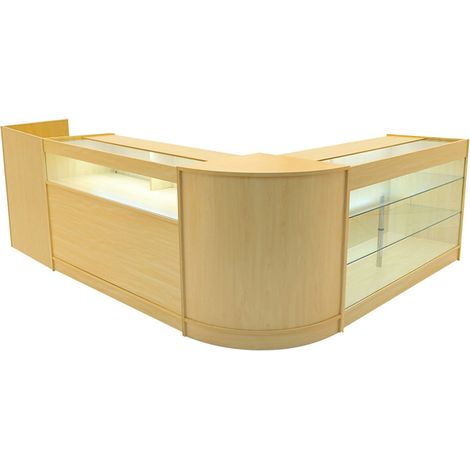 Polaris LED Shop Counter Set K1500, B1500, TB60 & CM60 - Maple