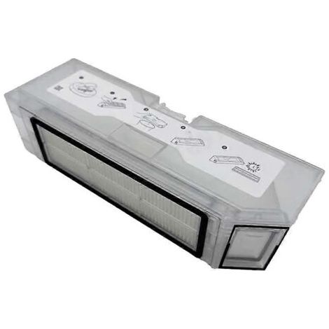 LAN Pièces de rechange pour le bac à poussière de l'aspirateur robot Roborock Q Revo P10 : bac à poussière avec filtre et accessoires (1/5)