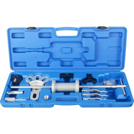 16 pièces Kit d'outils d'extraction de moyeu et de roulement avec Marteau Coulissant, mâchoire Interne et Externe 2/3, pour Voitures et camions (1/5)