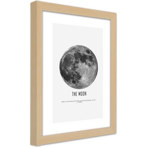 Quadro con cornice, Luna - 20x30 (1/5)