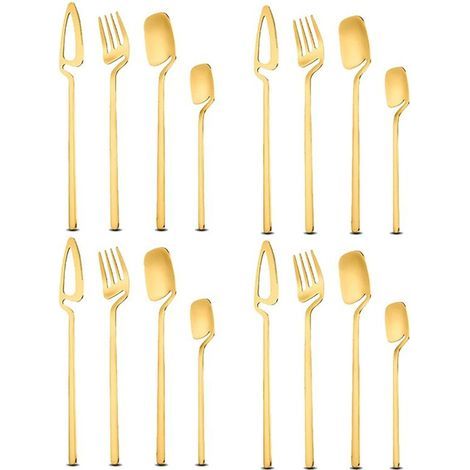 Vaisselle Occidentale en Acier Inoxydable, Fourchette et Cuillère Suspendue au Mur, Tasse, Couteau et Fourchette Cuillère Vaisselle (1/4)