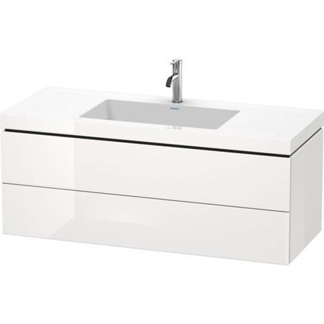 Duravit L-Cube c-bonded Set wandhängend, 2 Schubkästen, ohne (1/5)