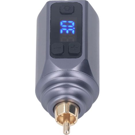 Alimentation Sans Fil pour Machine à Tatouer, 3-12V Réglable, Interface RCA, Batterie 1500mAh, Pile Rechargeable Portable (1/5)