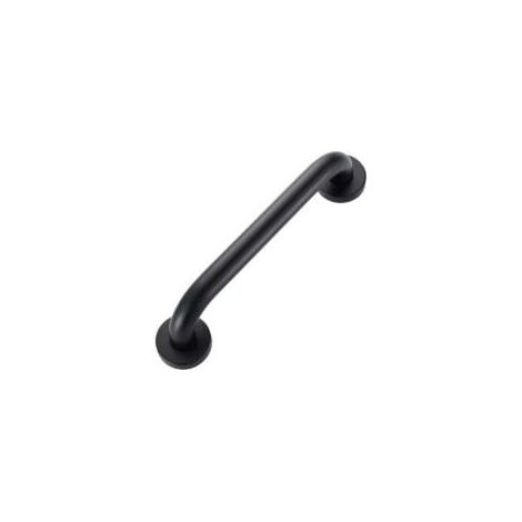 Haltegriff aus Edelstahl für Badewanne und WC-Sitz, für Senioren, Menschen mit Behinderung, Kinder und Schwangere, 40 cm, schwarz, Crezuo (1/4)
