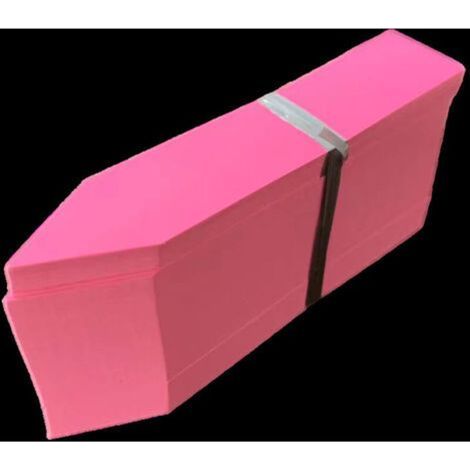 100 Pièces Étiquettes- Rose pour Plantes de Jardin en Plastique Etiquette Semis de 2x10cm (1/5)