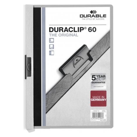 DURACLIP 60 A4 archivador PVC Gris