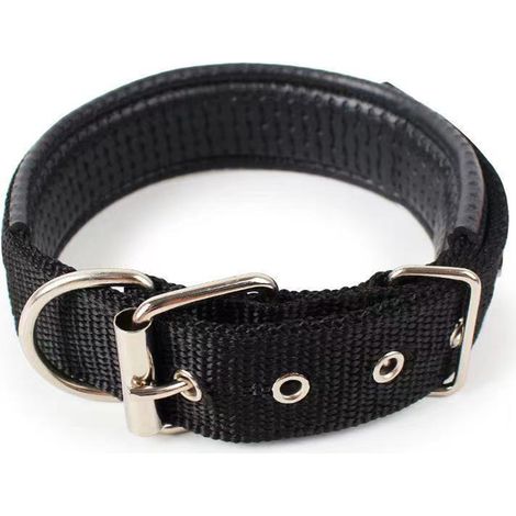 Collier robuste pour chien avec poignée pour chiens moyens et grands - Collier avec coutures réfléchissantes, (1/4)