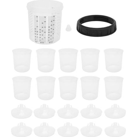 Les outils de peinture au pistolet peuvent être utilisés avec des systèmes de godets de peinture jetables, des ensembles de godets de mélange de peinture professionnels, ou même des systèmes de peintu (1/5)