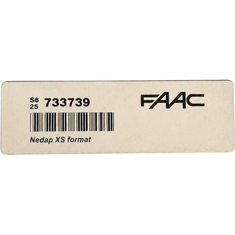 Uhf Tag Passivo Autoadesivo FAAC 786348