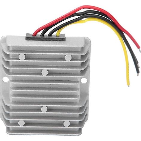 DC/DC-Wandler 36V/48V auf 12V 10A/120W Spannungsreduzierer/Abwärtstransformator mit Aluminiumgehäuse