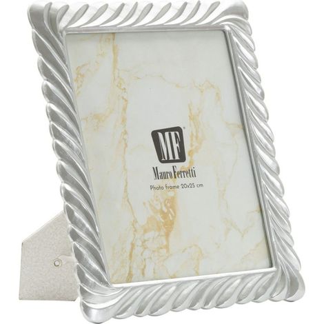 Cornice portafoto Carvy in resina argento 20x25