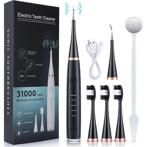 Brosse à dents électrique intelligente pour éliminer les taches et le tartre, blanchiment des dents (1/5)