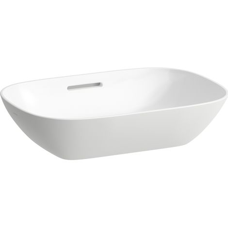 LAUFEN INO Waschtisch-Schale, ohne Hahnloch, mit Überlauf, US (1/5)