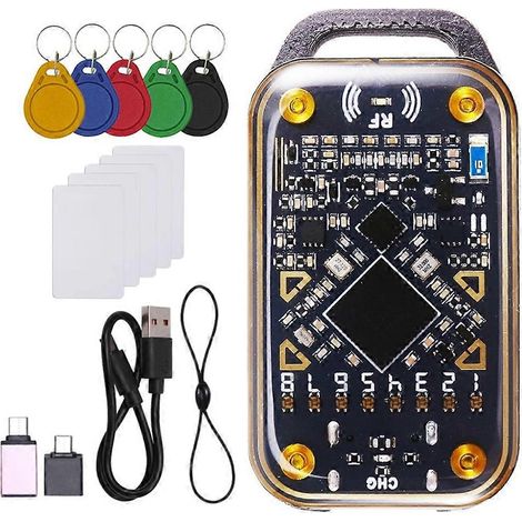 Chameleon Ultra RFID-Chip-Lesegerät, Smartcard-Emulator, NFC-Duplikator, IC-ID-Karten-Dekodierung + 5XCUID-Schlüsselanhänger/Karte (1/5)