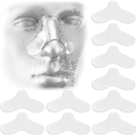 10 Pack Nasal Pads For Cpap Mask - Cpap Nose Pads - Cpap Supplies For Cpap Machine (1/4)