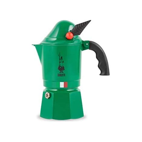 Bialetti Moka Break Alpina cafetera italiana verde 3 tazas