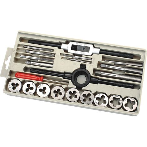 C.K T4032 Gewindeschneidsatz 21teilig  metrisch M3, M4, M5, M6, M8, M10, M12