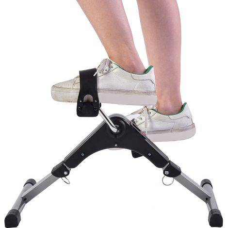 Vélo d'appartement pliable d'intérieur, pédalier de fitness pour les jambes (1/5)