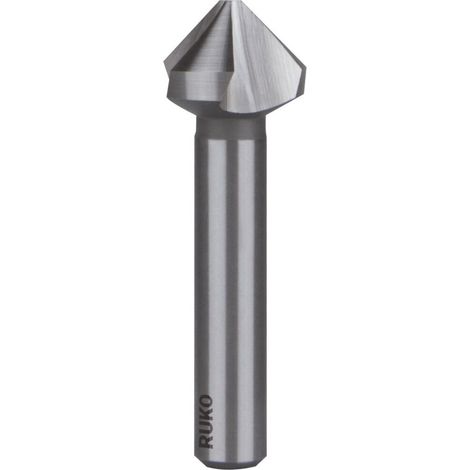 Kegelsenker DIN 335C 90Grad D.13,4mm HSS Z.3 Schaft-D.8mm RUKO (1/5)