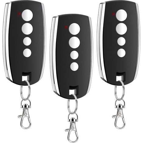 433.92MHz Telecommande Portail, 4 Canaux Telecommande Porte de Garage Compatible avec King Gates STYLO2K STYLO4K Stylo, Codes Roulants Bip De Porte De Garage (3PCS) (1/5)