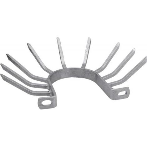 Collier galvanisé anti-escalade des tubes de descentes d'eau pluviable - WALRAVEN FRANCE EURL (1/5)