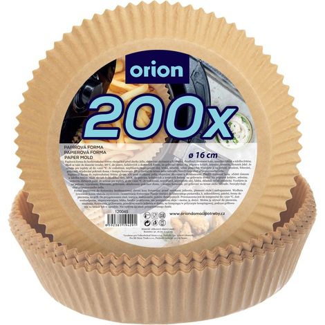 Feuilles de papier sulfurisé rondes pour friteuse à air chaud, 16 cm, 200 pièces. (1/5)