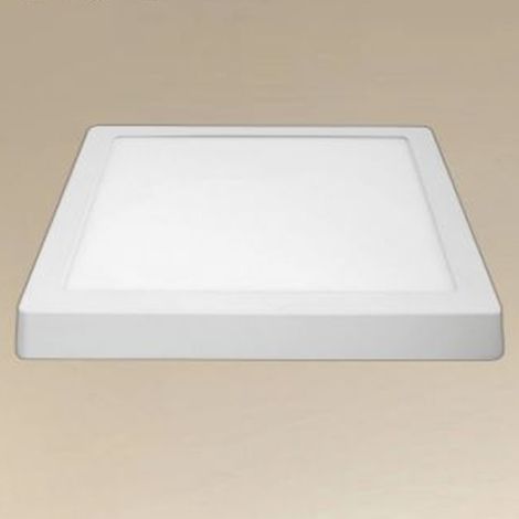 Trade Shop - LED DECKENLEUCHTE 24W LICHT 3000K-6500K WAND QUADRATISCH MIT SCHALTER 00199 -