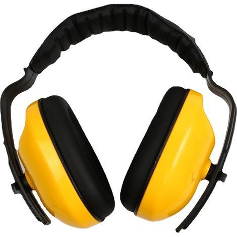 29 dB NRR safety earmuffs, telescopic and adjustable, made of synthetic foam. (1/5)