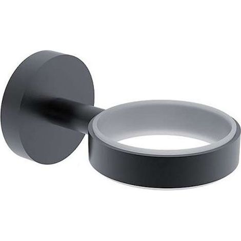 Unix - Support pour distributeur, porte-verre ou porte-savon, noir mat UNC 13050X-90