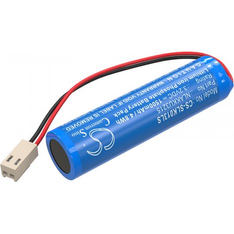 Batterie 3.2V 1.5Ah LiFePO4 NLAKKU3215 pour BAES Schrack NLK2U013SC
