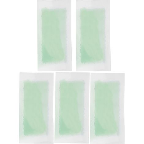 Lot de 5 bandes de cire dépilatoires jetables pour le visage et le corps (1/5)