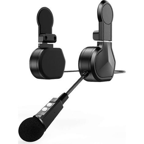Écouteurs Bluetooth pour casque, fixation magnétique double oreillette (1/5)