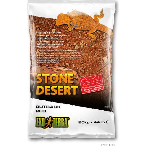 Exo Terra Outback Stone Desert Substrato Rosso-bruno 20kg