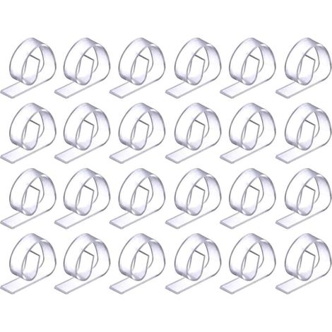 Pince À Nappe - 4,7 x 3,5 x 1,2 cm - En Plastique ABS - Pour Fêtes Pique-Niques Mariages Extérieur - Lot De 24 (1/5)