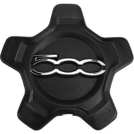Cache-moyeu de roue pour Fiat 500X 2016-2022, noir, 2025 (1/4)