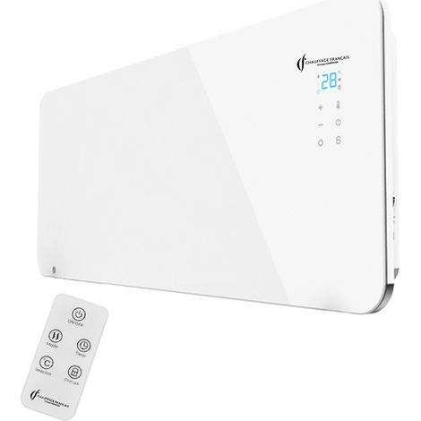 Radiatore Elettrico Murale in Vetro Sorimo NF 1500 W Bianco Sannover