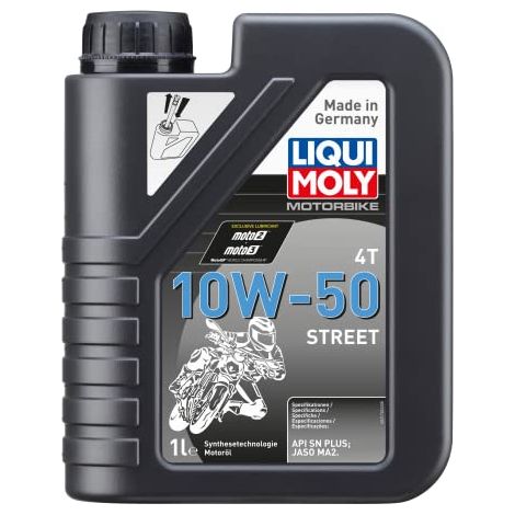 LIQUI MOLY MOTORBIKE 4T 10W-50 STREET 1 L HUILE MOTO 4 TEMPS N° D'ARTICLE : 21725