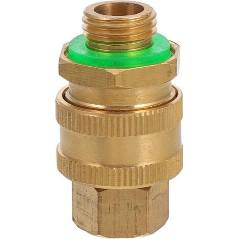 Pair Raccord Rapide en Laiton Robuste pour Tuyau de Pulvérisation, Adaptateur Femelle M14 X 1,5, Connexion Simple pour Nettoyeur Haute Pression et Usage Jardinier