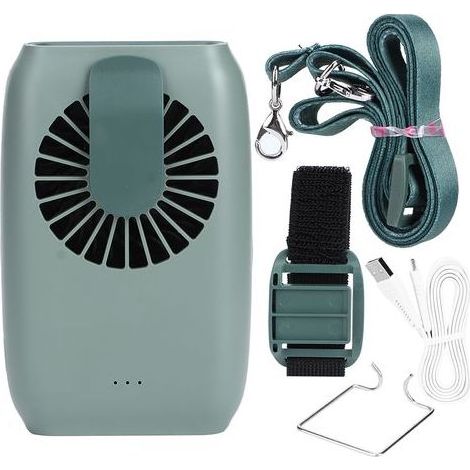 Ventilateur de Bureau Mini USB 5V Portable pour Sports Extérieurs, Maison, Ceinture et Poignet