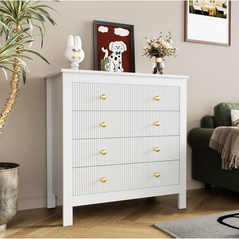 mobile contenitore 80 cm 5 cassetti bianco HAVRYA (1/5)