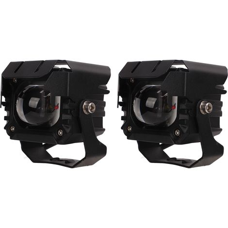Projecteur LED double couleur 30 W (9 à 36 V, lot de 2) pour moto (1/5)