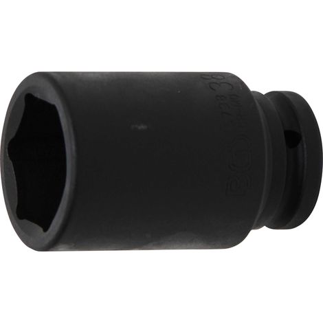 Kraft-Steckschlüssel-Einsatz Sechskant, tief Antrieb Innenvierkant 20 mm (3/4") SW 38 mm