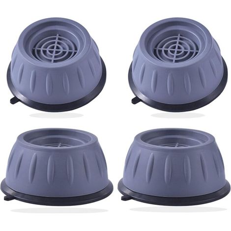 Set aus vier Antivibrationspads für Waschmaschinen, aus rutschfestem Gummi, universelle Stoßdämpfer für Waschmaschinen und Trockner. (1/5)