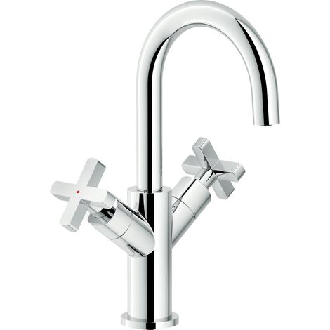 Miscelatore lavabo senza scarico Nobili serie Lira LR116218/3CR  Cromato - Ottone