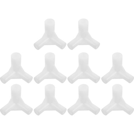 ibasenice 10 Connecteurs en T pour tente de lit, plastique à (1/5)