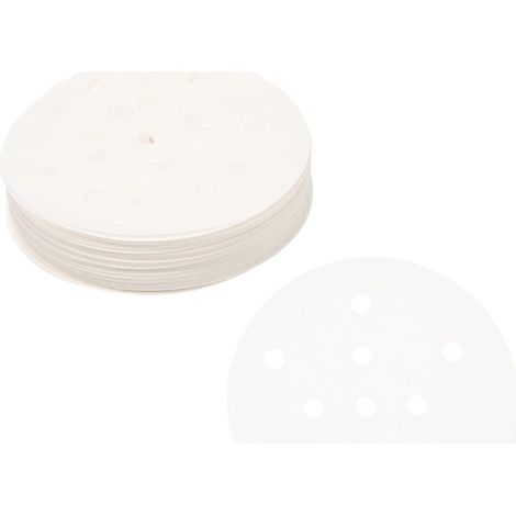 400 Feuilles de Papier pour Tapis de Vapeur en Pâte de Bois Blanc, Doublure Antiadhésive Pliable pour Cuisson Saine Cuisine, pour Cuiseur Vapeur'-'- (1/5)